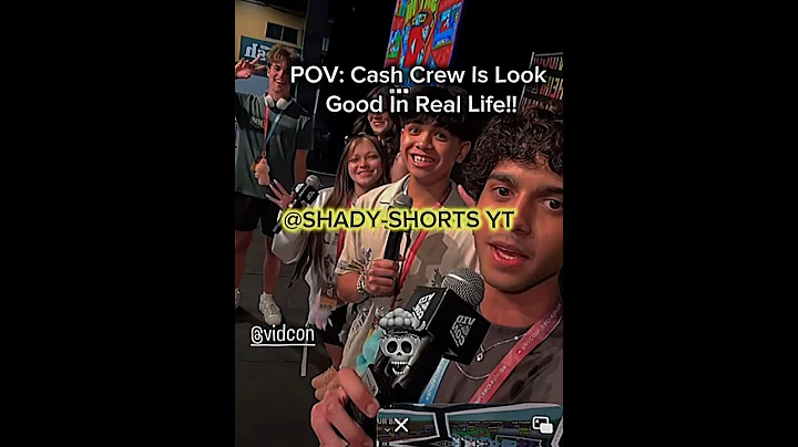 POV: THE CASH CREW is nice looking🔥🎊🤯 #vidcon2025 #NicoAndCash #cash #nico #zoey #shady #mia #fyp