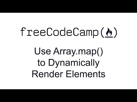 Use Array.map() to