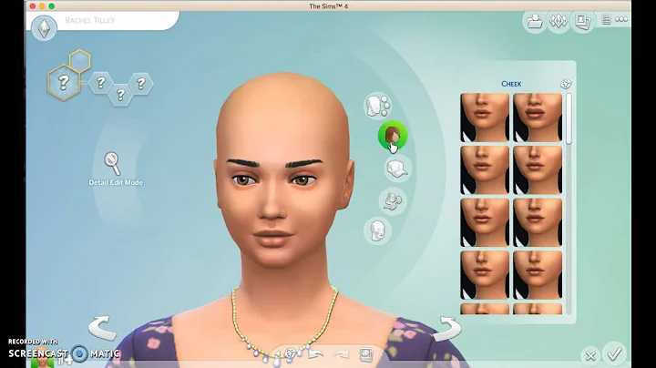 Let's Create A Sim l Ep 1l Rachel Tilley