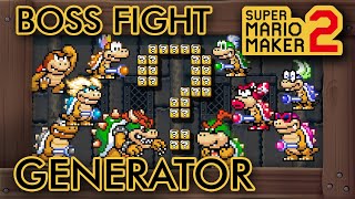 Super Mario Maker 2 - A Random Boss Fight Generator Level