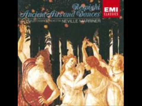 Respighi - old-fashioned dance and Aria third Suite for Lute 