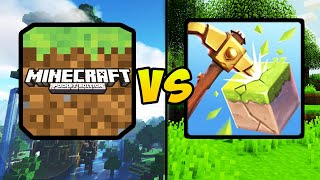 &quot;MINECRAFT POCKET EDITION VS WORLDBUILDING&quot; (MCPE, World Building, Mobile Games, iOS, Android)