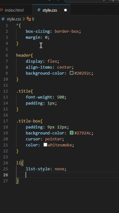 How to make basic Navbar using HTML and CSS. - YouTube