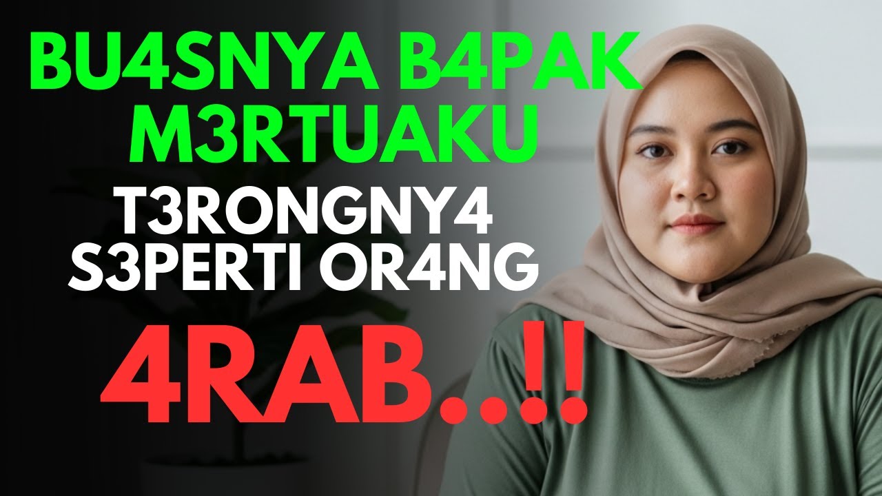 Bapak mertua beraksi, saat suami berangkat kerja. | cerita janda