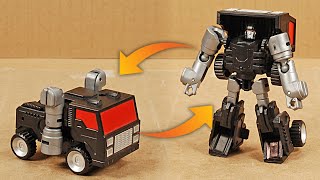 062 MIGHTY MORPHIN BLACK RAGER | Transformers Daily Stop Motion