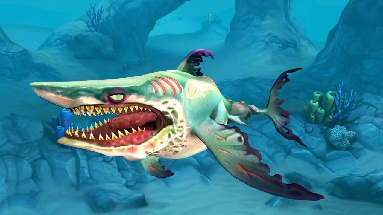 Hungry shark world деньги и кристаллы. Хангри Шарк ворлд. Хангри Шарк ворлд акулы. Хангри Шарк монстры. Hungry Shark Кракен.