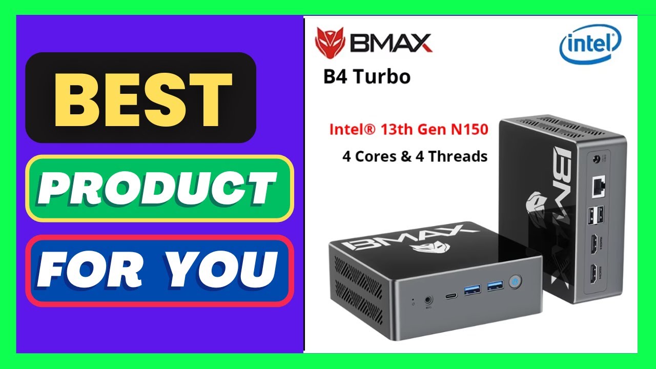 BMAX B4 Turbo Twin Lake N150 Mini PC With DDR4 SATA S - YouTube