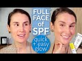 FULL FACE USING ONLY SPF | How to look bright and refreshed without makeup