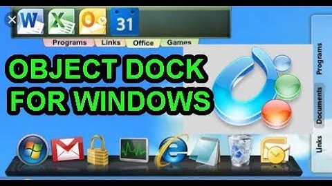 ► DESCARGAR OBJECT DOCK PLUS FULL PARA WINDOWS - 2020