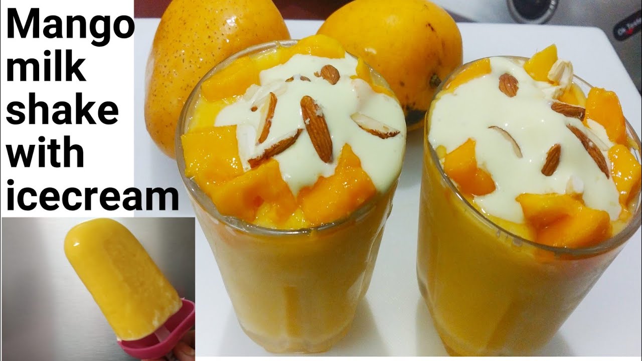 mango milk shake and ice cream banane ka as an tarika janker chowk