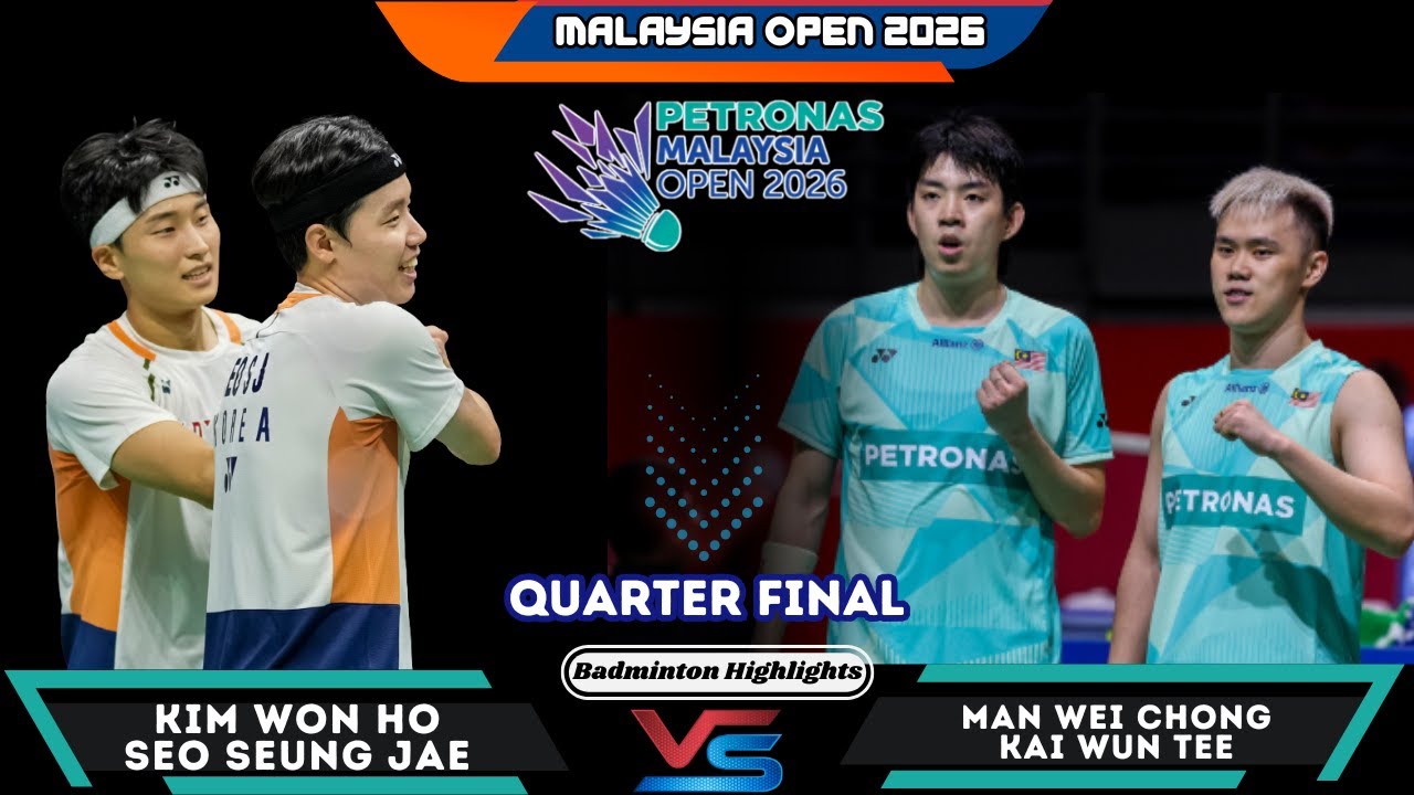 Kim/Seo (김원호/서승재) vs Man/Tee (MAS) | Malaysia Open 2026 Badminton
