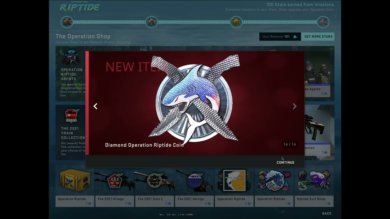 GETTING DIAMOND OPERATION RIPTIDE COIN