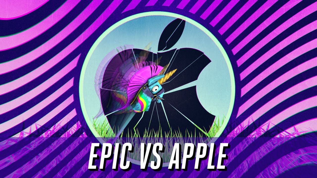 App Store vs Epic Games. Concept. App Store icon seen on ipad and Epic Games  Fortnight icon seen on android phone. Selective focus. Stafford, UK, May  Stock Photo - Alamy