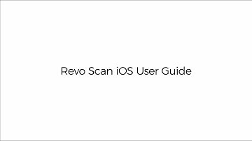 Revopoint 3D Scanner: Revo Scan 5 iOS User Guide