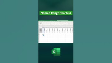 Excel Named Range Shortcut – Save Time with This Trick!