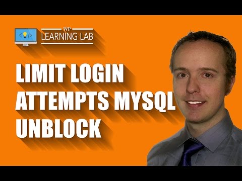 Limit Login Attempts Unblock - Use MySQL To Unlock Your Login | WP Learning Lab