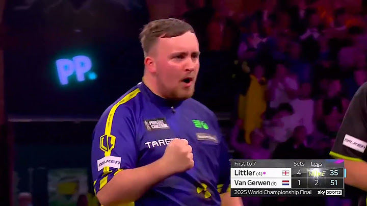 5TH SET FOR LUKE LITTLER VS MICHAEL VAN GERWEN 2024/25 WORLD DARTS CHAMPIONSHIP FINAL