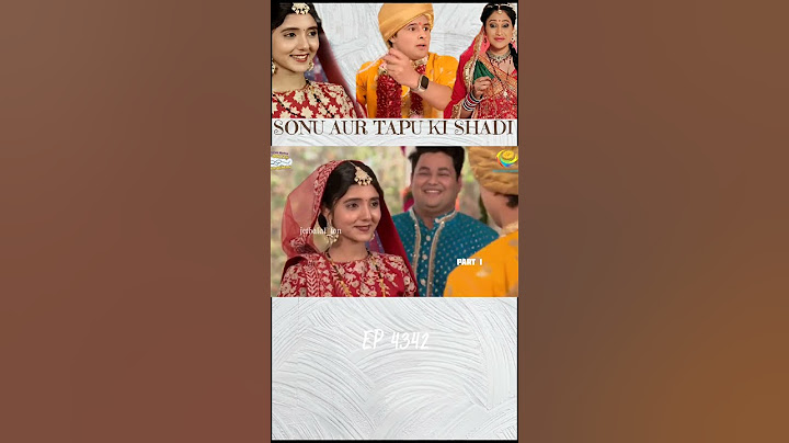 Taarak Mehta ka ooltah chashma ep 4342 TAPU AUR Sonu ki shadi #ytshorts #shorts #ep4343