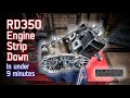 Yamaha RD350LC engine strip in under 9 minutes! 4L0 4L1