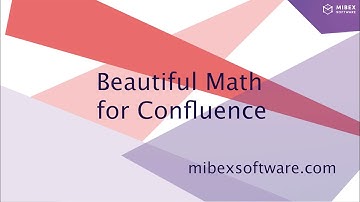 Beautiful Math for Confluence