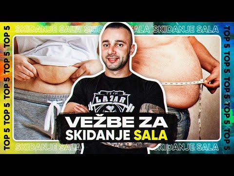 Top 5 vezbi za skidanje sala na stomaku