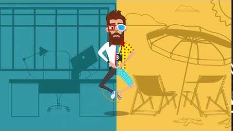 Work and Life Balance Logo Reveal After Effects Templates