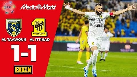 Al Taawoun vs Al ittihad  (1-1) | highlights Goals  20/10/2023