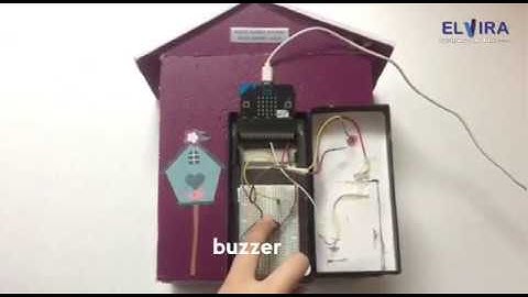 BBC micro:bit - Door Alarm system with smart Light