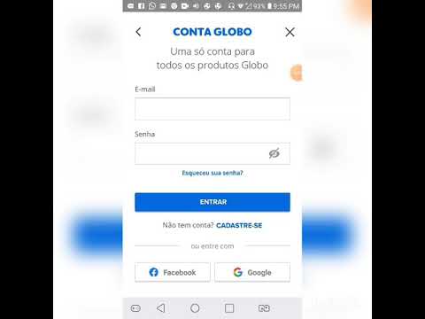 COMO CRIAR UMA CONTA DO CARTOLA FC PELO GOOGLE