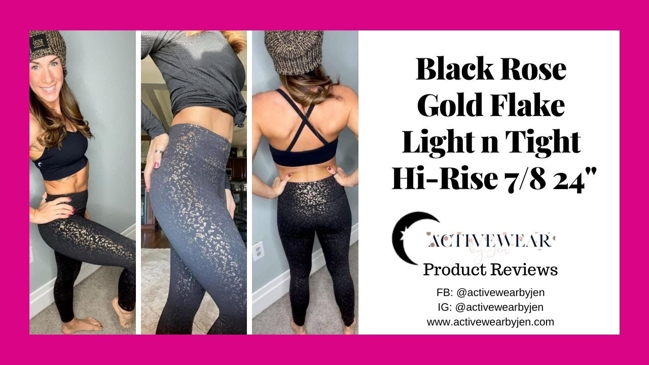 Black Rose Gold Flake Light n Tight Hi 