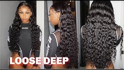 MUST WATCH|LOOSE DEEP WAVE HAIR REVIEW | Ft. Asteria Hair