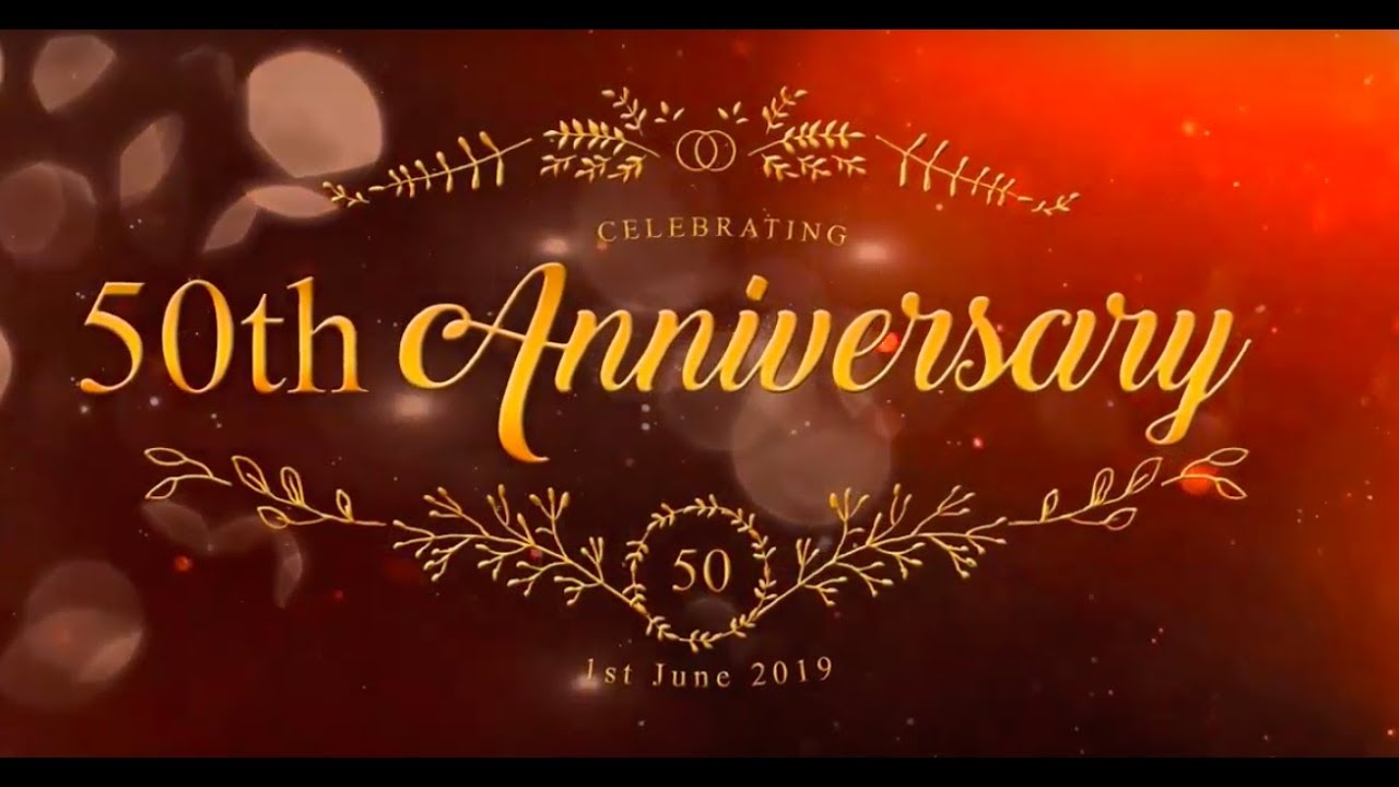50th Wedding Anniversary Invitation Video Editing by pulse YouTube
