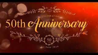 50th Wedding Anniversary Invitation Video Editing by Webpulse