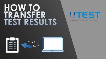 How to export test results from Utest equipments?