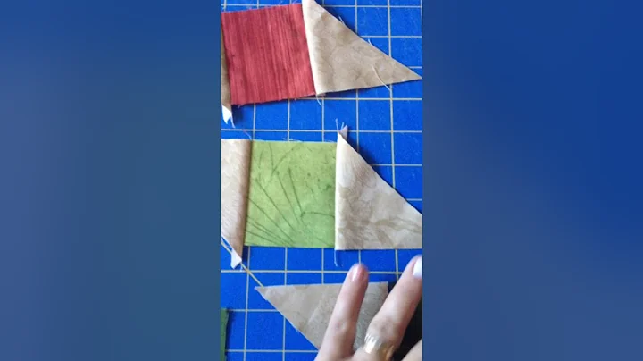 Piecing borders with setting triangles