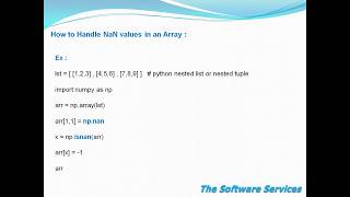 11  How to handle NaN values in NumPy Array