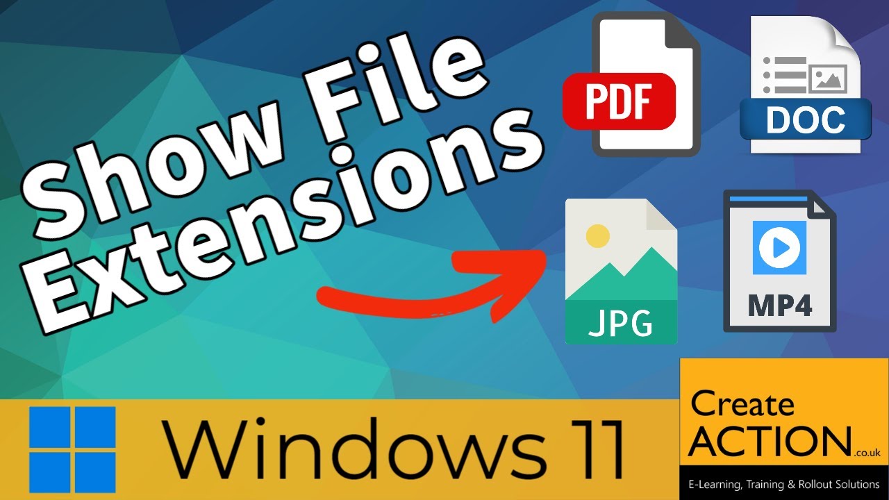 How to see FILE EXTENSIONS in Windows 11! - YouTube