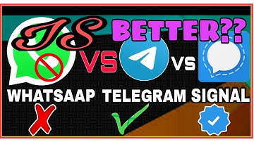 Whatsapp vs Telegram vs Signal - Which One is Best?? / Watch Before you install in hindi