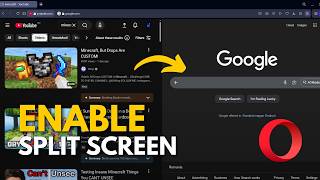 كيفية تقسيم علامات التبويب في متصفح أوبرا screenshot 2