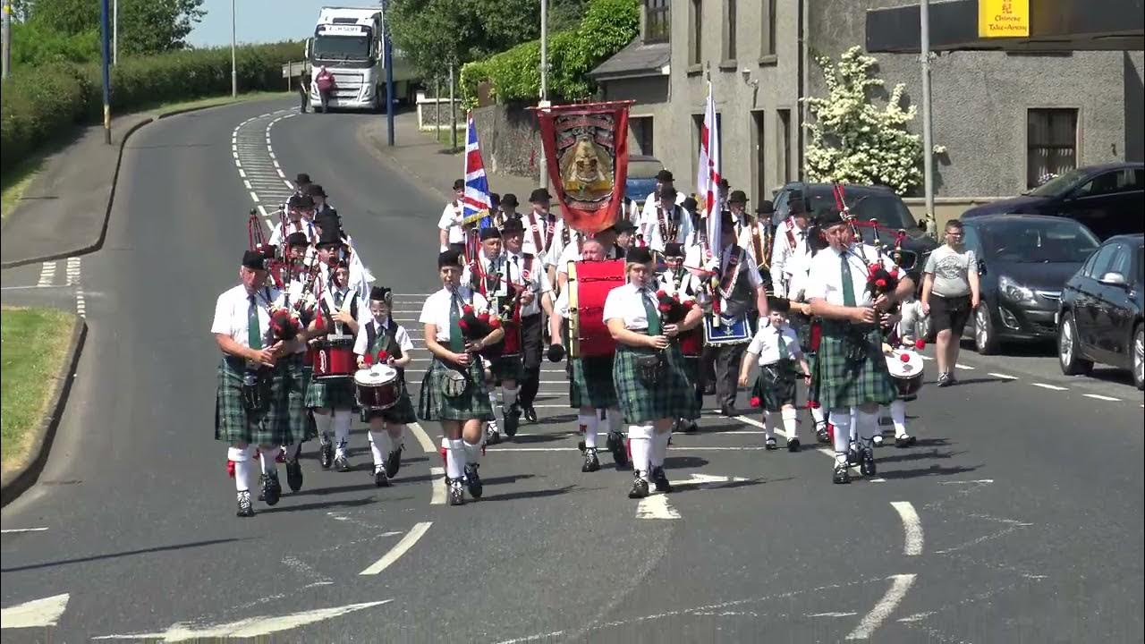 Cranny Pipe Band @ Desertmartin RBP Sunday Serivce 2023 (2) - YouTube