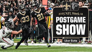 LIVE: Saints vs. Falcons Postgame Show | 2025 NFL Week 12