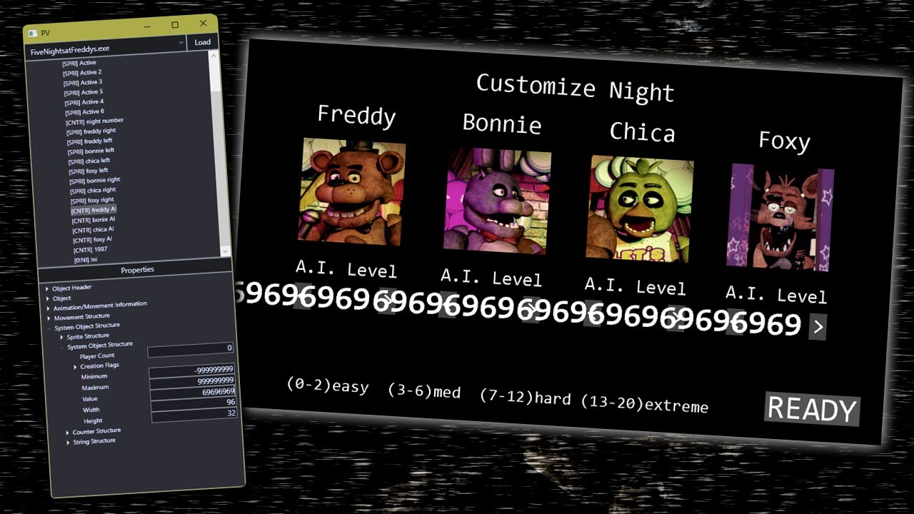 How To Make Five Nights at Freddy's Custom Night in Clickteam Fusion 2.5 