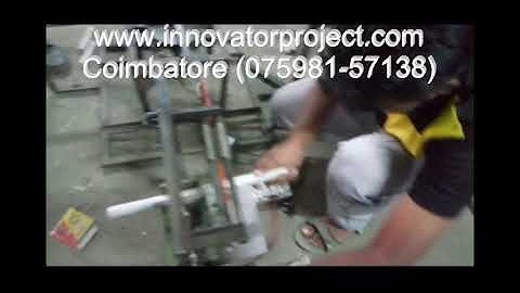 Mechanical Engineering project four way hacksaw new invention project / 4 way hacksaw machine