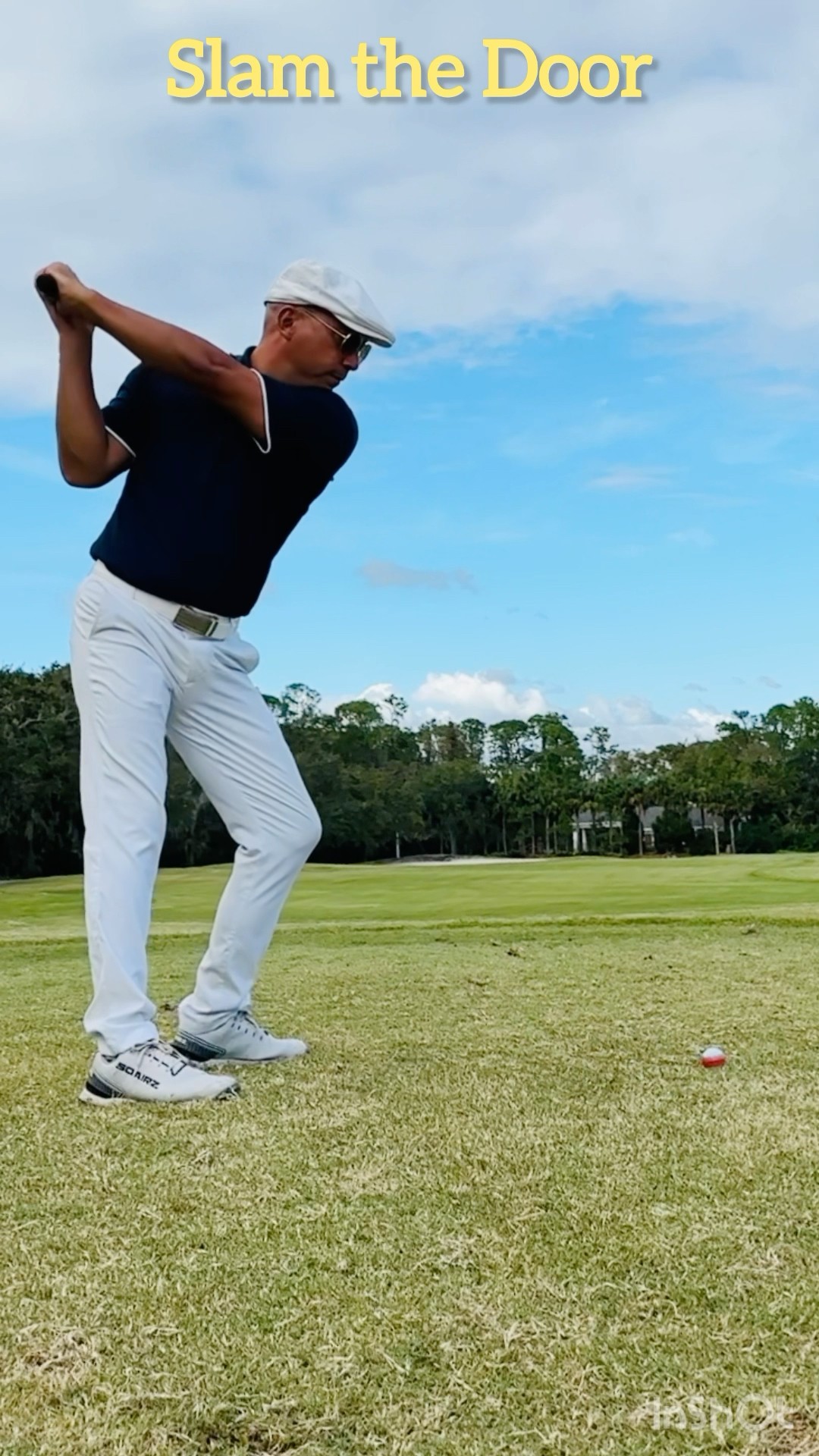 All you do is slam the door. #golf #golftips #miracleswing #overthetop
