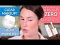 BECCA ZERO VIRTUAL FOUNDATION | Full Face of CLEAR Makeup | GIMMICK OR GAME CHANGER?