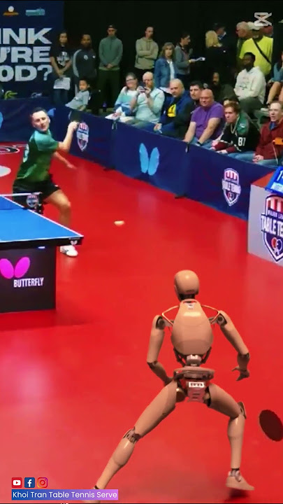 Robot play ping pong as People #robot #tabletennis