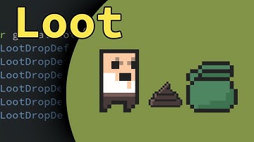 Adding loot, drop tables, and a doing a little cleanup