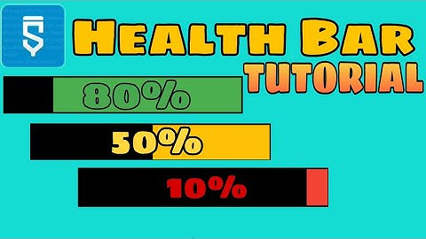 SKETCHWARE How to make a Health Bar (With color)