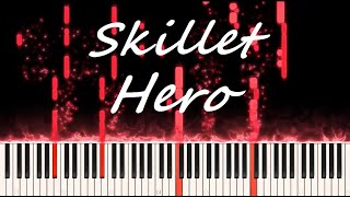 Skillet - Hero - Piano cover (Synthesia)
