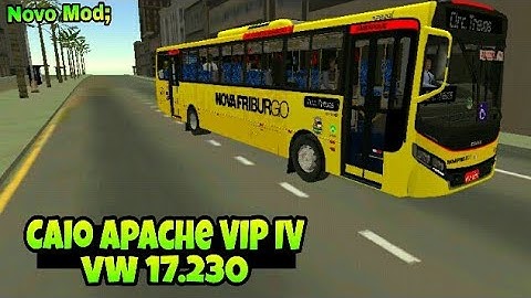 Novo mod; Caio Apache VIP IV VW 17.230 (Próton Bus Simulator).